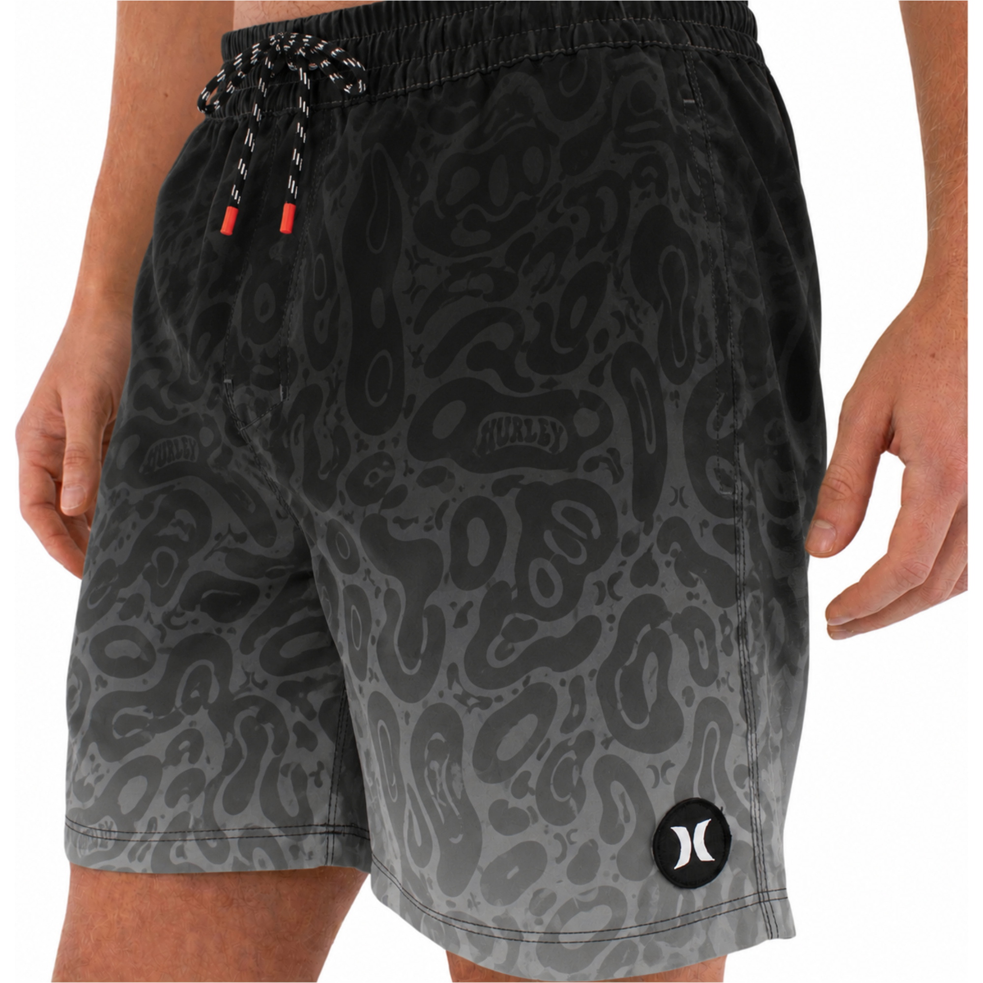 2026 Hurley Mens Volley Flex Print Boardshorts MBEU00013 - Particle Grey